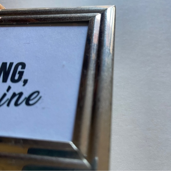 3.5 x 5 silver frame original art good morning sunshine bedroom art living room - Picture 8 of 8